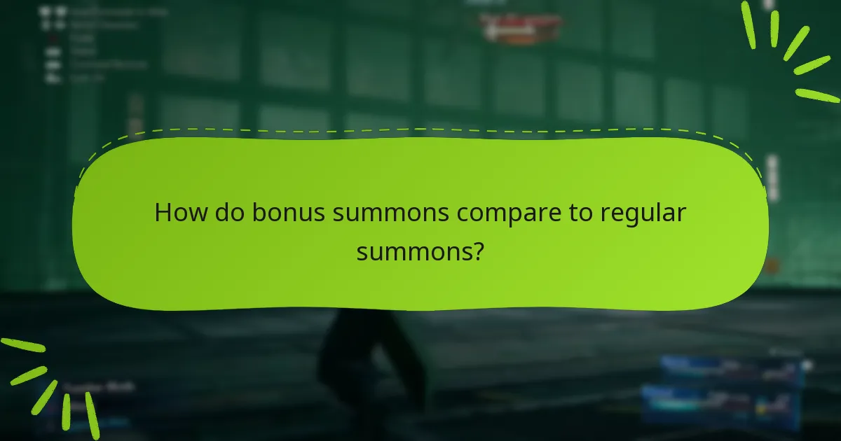 How do I access bonus summons in Final Fantasy VII Remake?